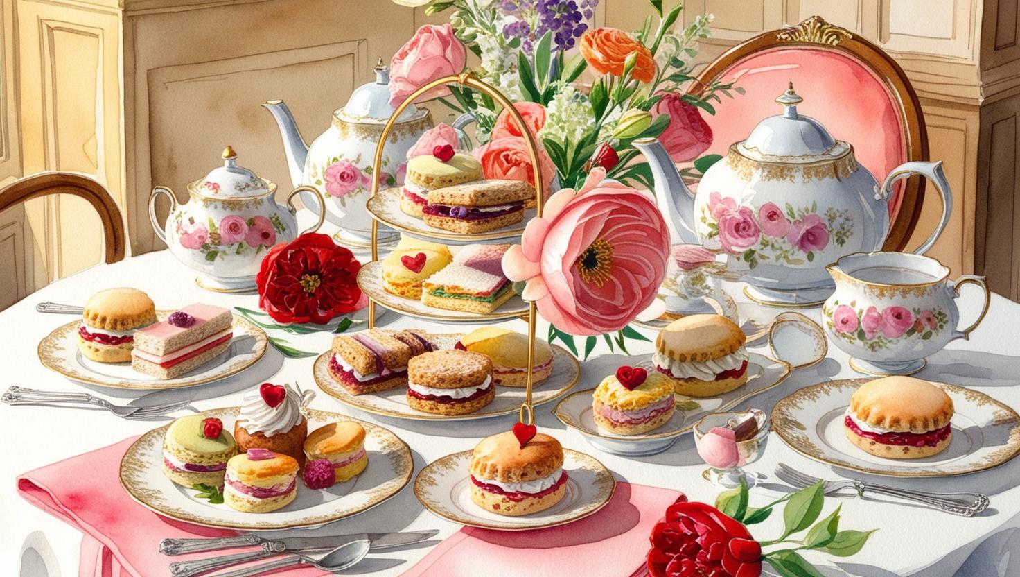 Valentine's Weekend Afternoon Tea for Two at Croydon Hall